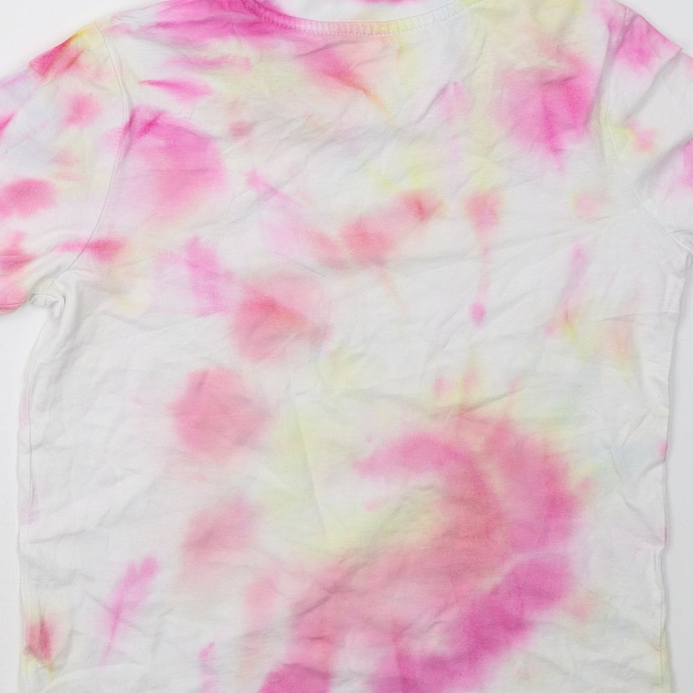 Lily & Dan Girls Pink   Basic T-Shirt Size 12 Years