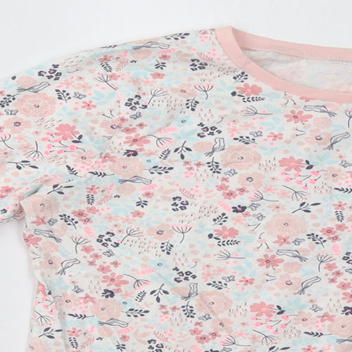 George Girls Pink Polka Dot  Pullover Sweatshirt Size 10-11 Years