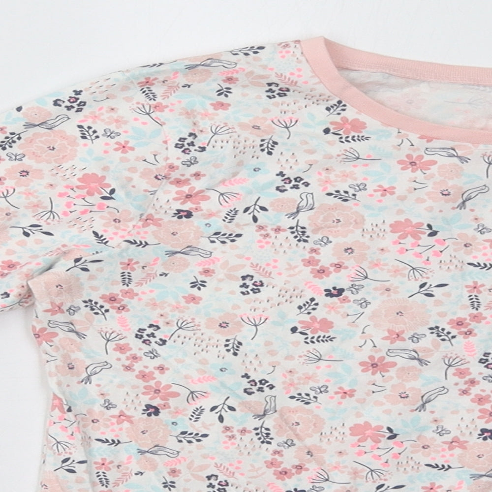 George Girls Pink Polka Dot  Pullover Sweatshirt Size 10-11 Years