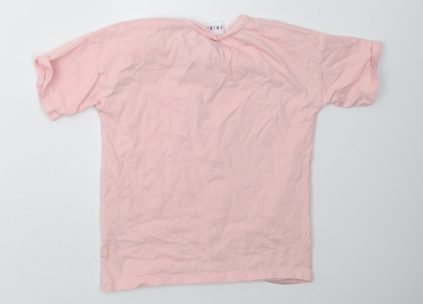 George Girls Pink   Basic T-Shirt Size 8-9 Years  - Friends