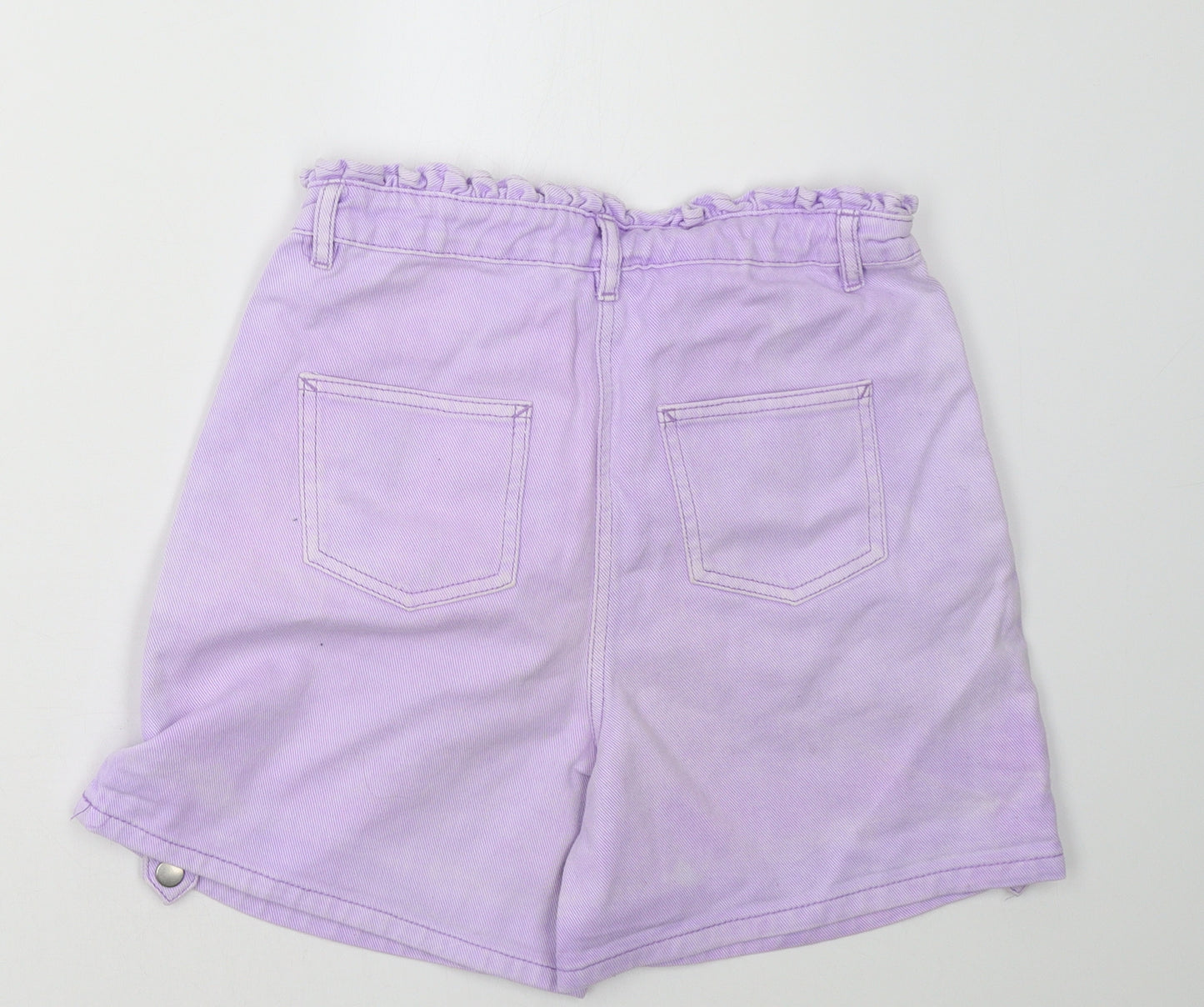 Matalan Girls Purple  Denim Bermuda Shorts Size 13 Years