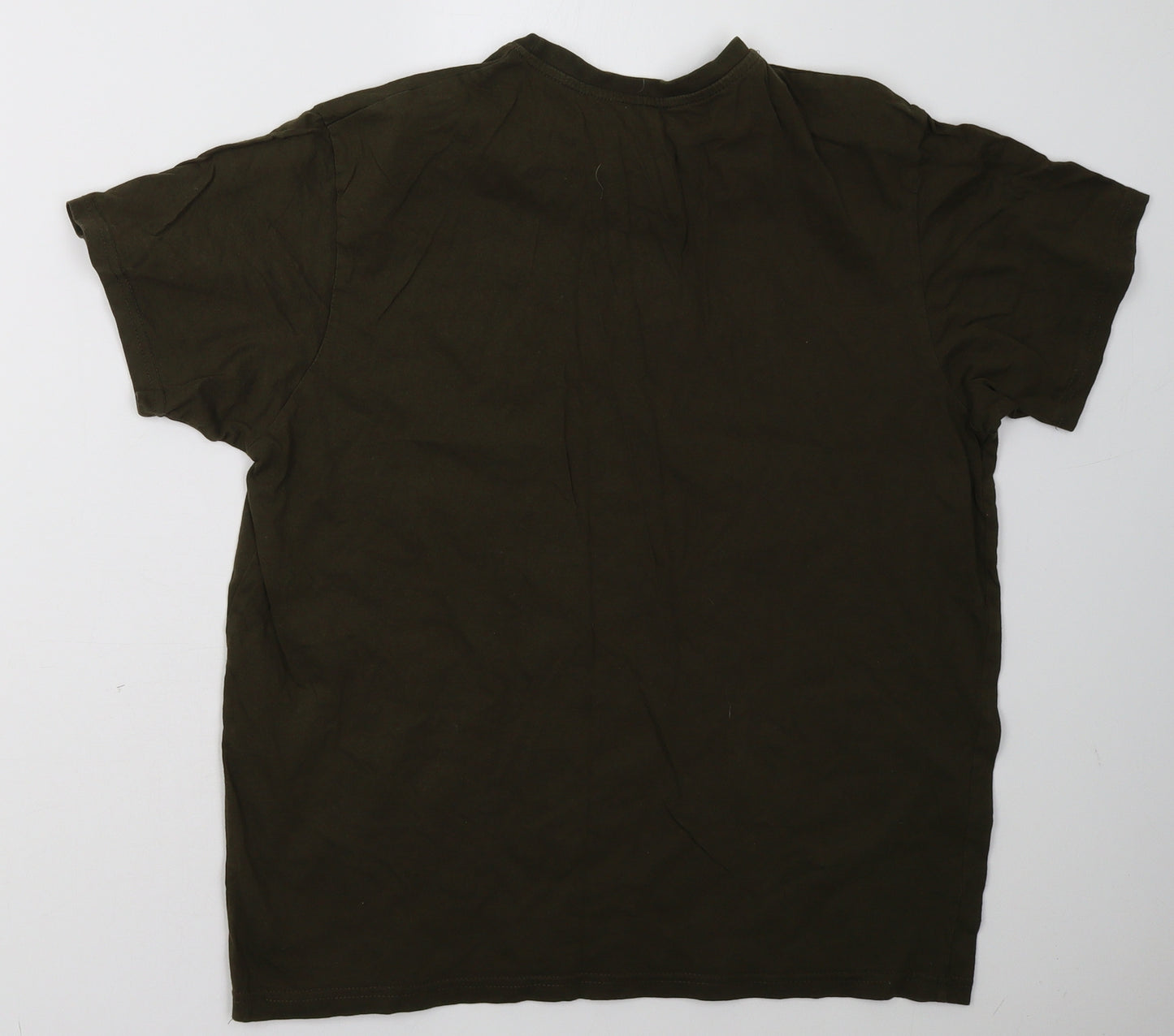 Primark Mens Green    T-Shirt Size L