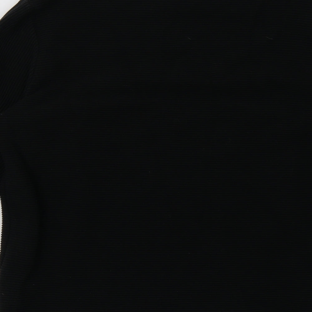 Bershka Mens Black   Pullover Sweatshirt Size M