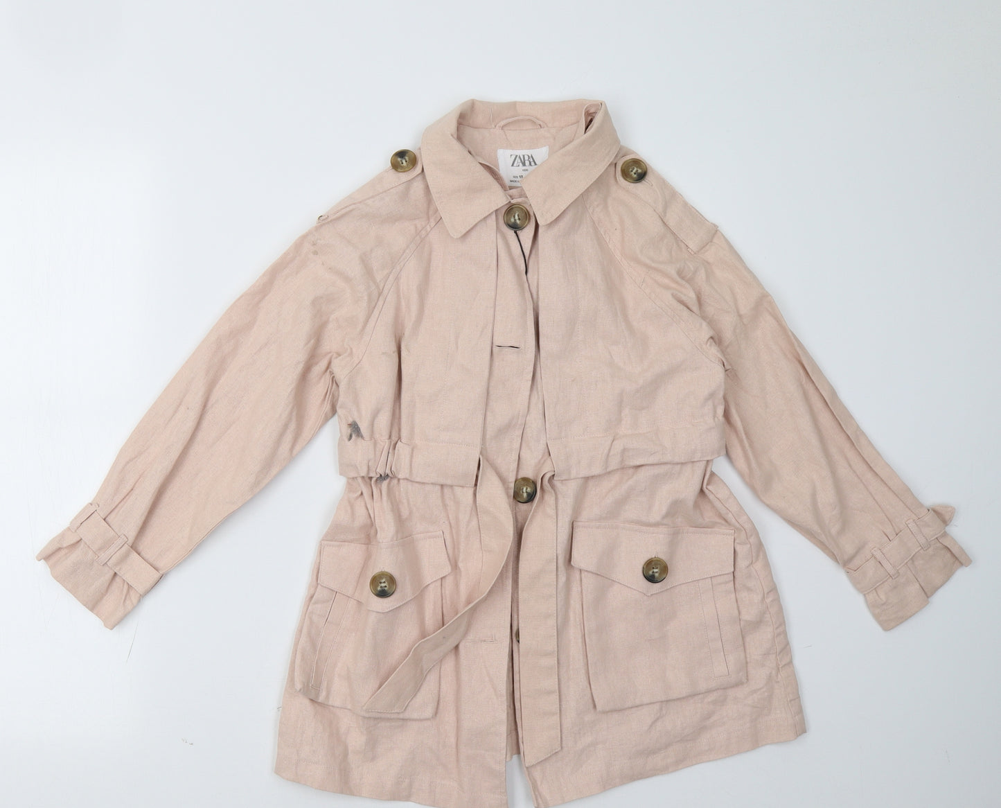Zara Girls Pink   Jacket  Size 10 Years