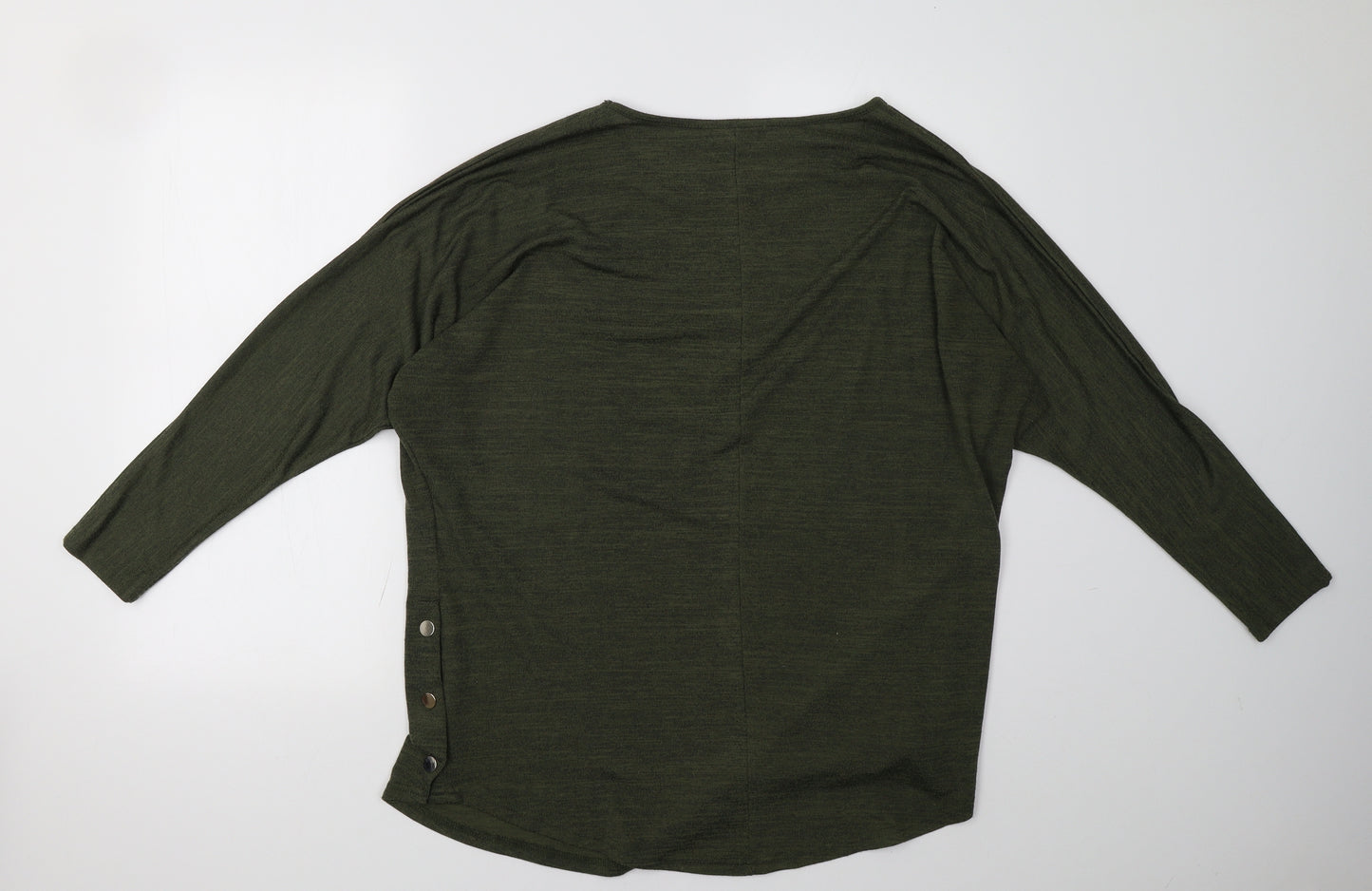 New Look Womens Green   Pullover Sweatshirt Size L