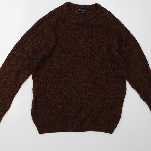Primark Mens Brown  Knit Pullover Sweatshirt Size M