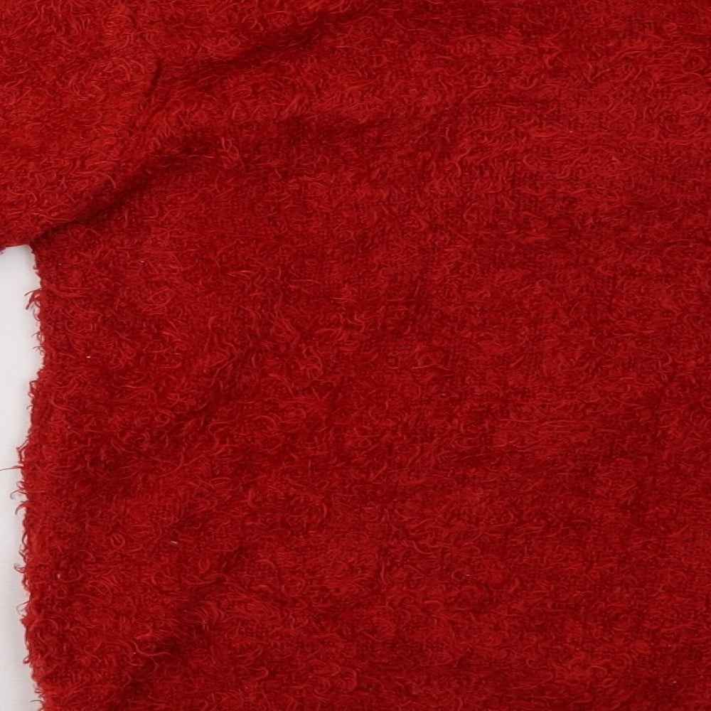 George Girls Red   Pullover Sweatshirt Size 10-11 Years  - christmas