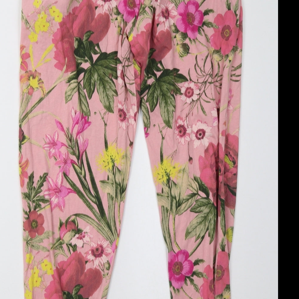 NEXT Womens Pink Floral   Pyjama Pants Size M