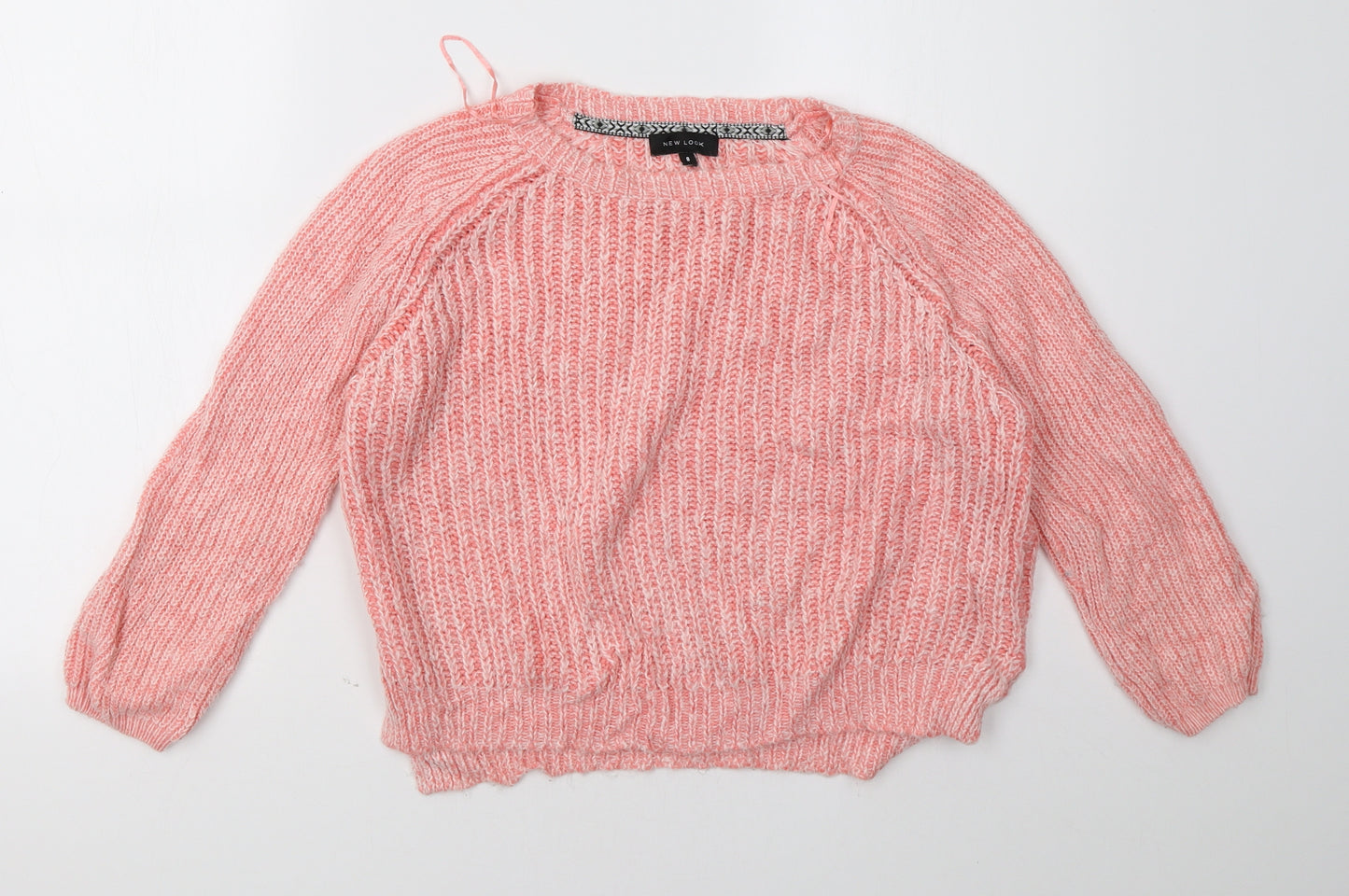 New Look Womens Pink   Pullover Sweatshirt Size 8