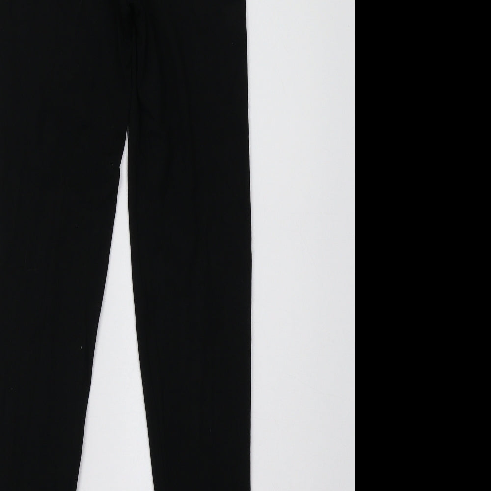 Topshop Womens Black    Trousers Size 6 L28 in