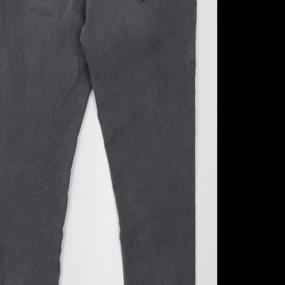 Marks and Spencer Womens Grey   Jegging Trousers Size 14 L28 in