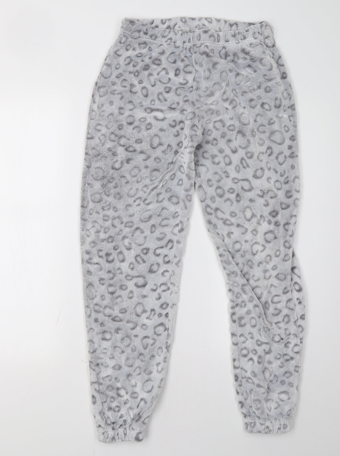 BM Womens Grey Animal Print   Pyjama Pants Size 14