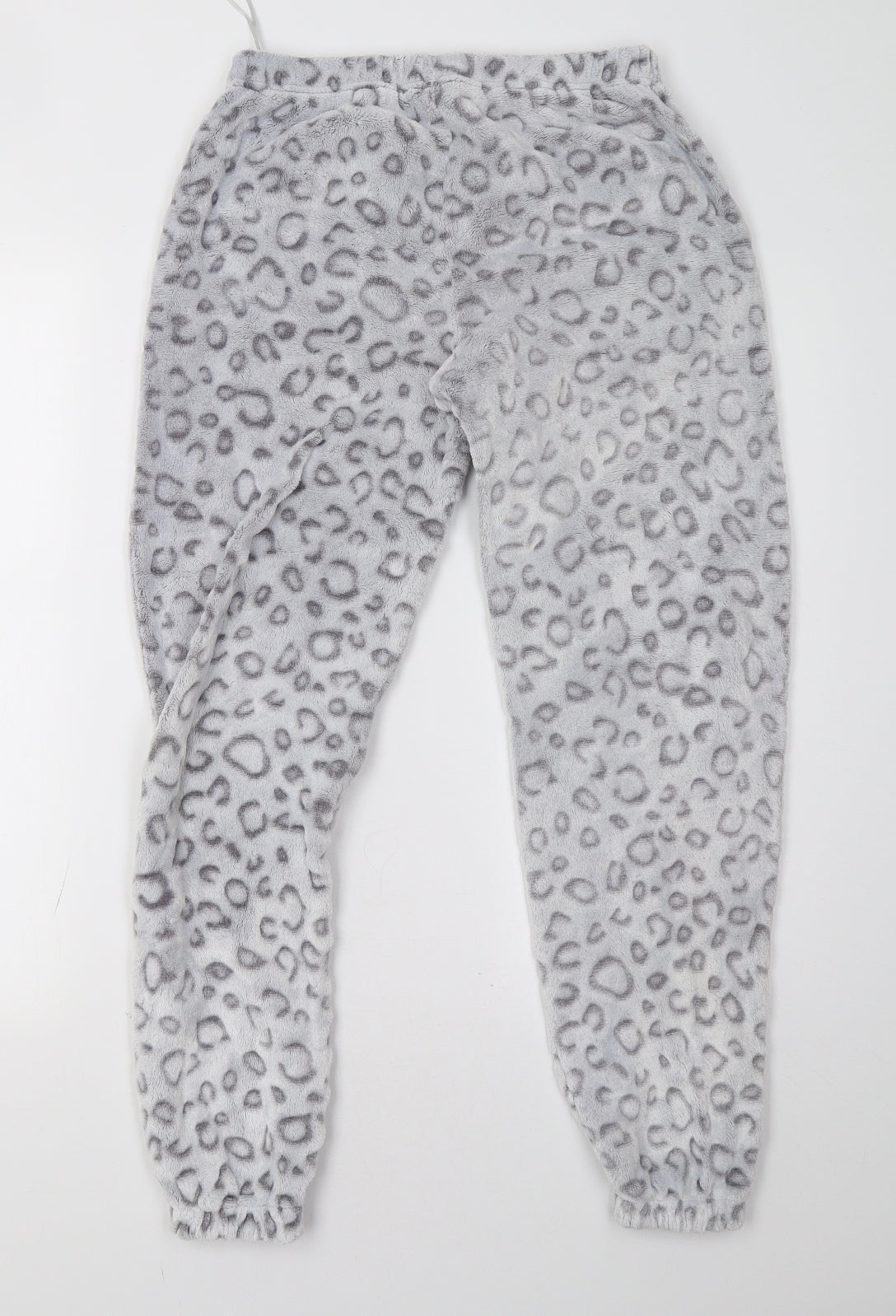 BM Womens Grey Animal Print   Pyjama Pants Size 14
