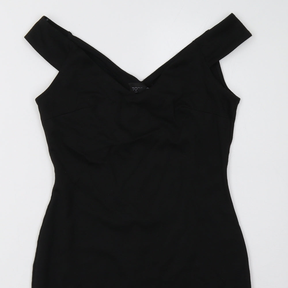 Topshop Womens Black   Bodycon  Size 8