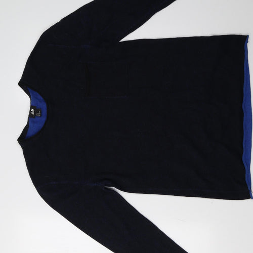 H&M Mens Blue   Pullover Sweatshirt Size S