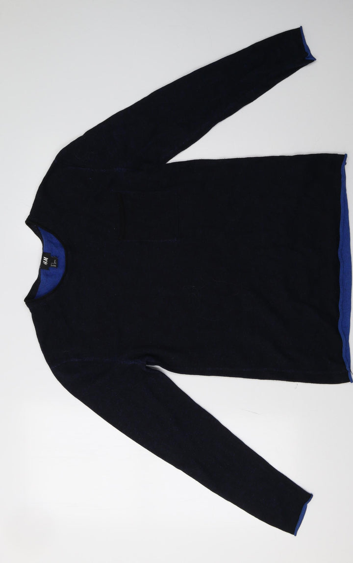 H&M Mens Blue   Pullover Sweatshirt Size S