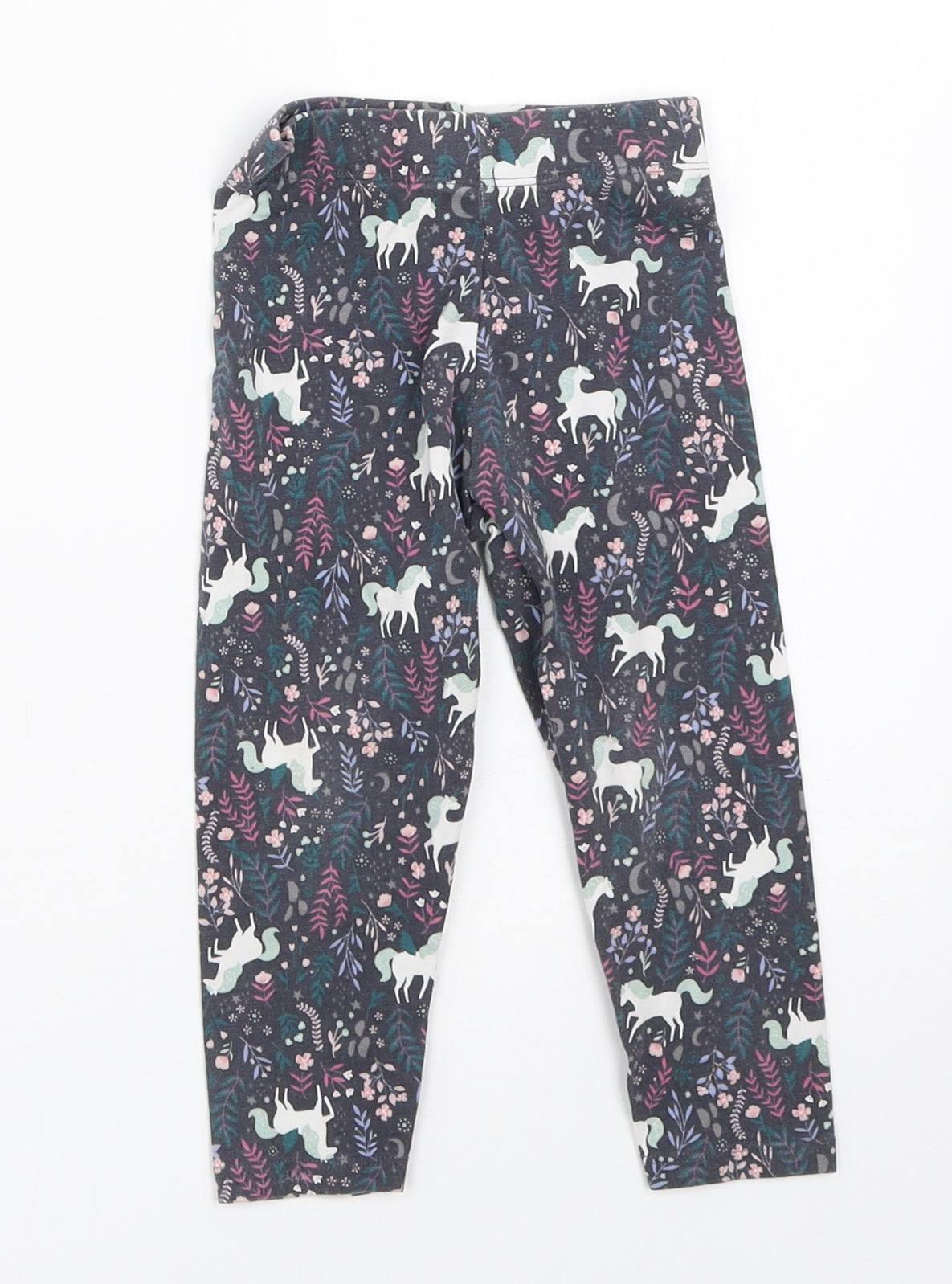 Nutmeg Girls Grey   Capri Leggings Size 18-24 Months