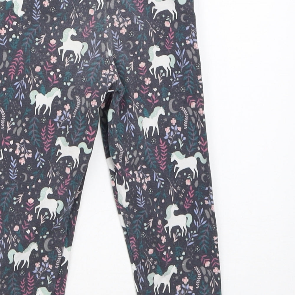 Nutmeg Girls Grey   Capri Leggings Size 18-24 Months
