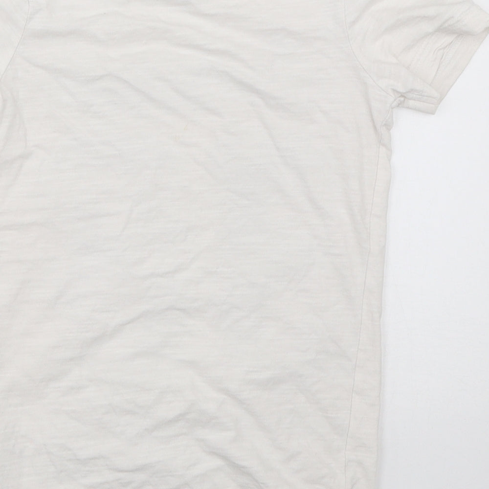 TU Boys Ivory   Basic T-Shirt Size 7 Years