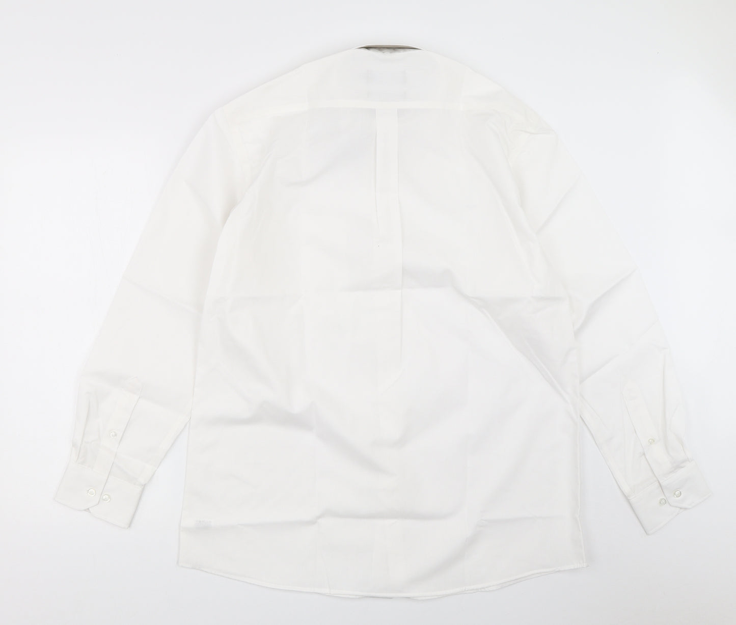 Double TWO Mens White    Dress Shirt Size 15.5