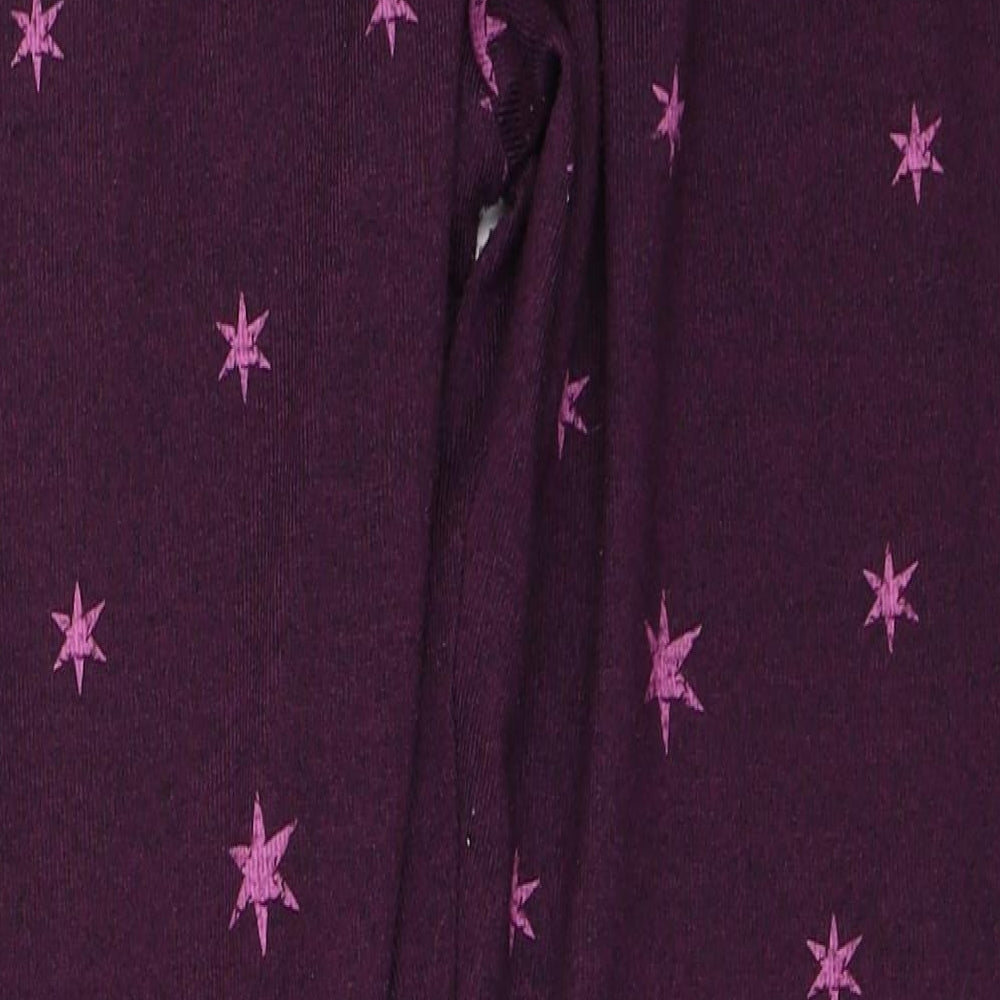 George Womens Purple Solid  Top Pyjama Pants Size 12  - harry potter