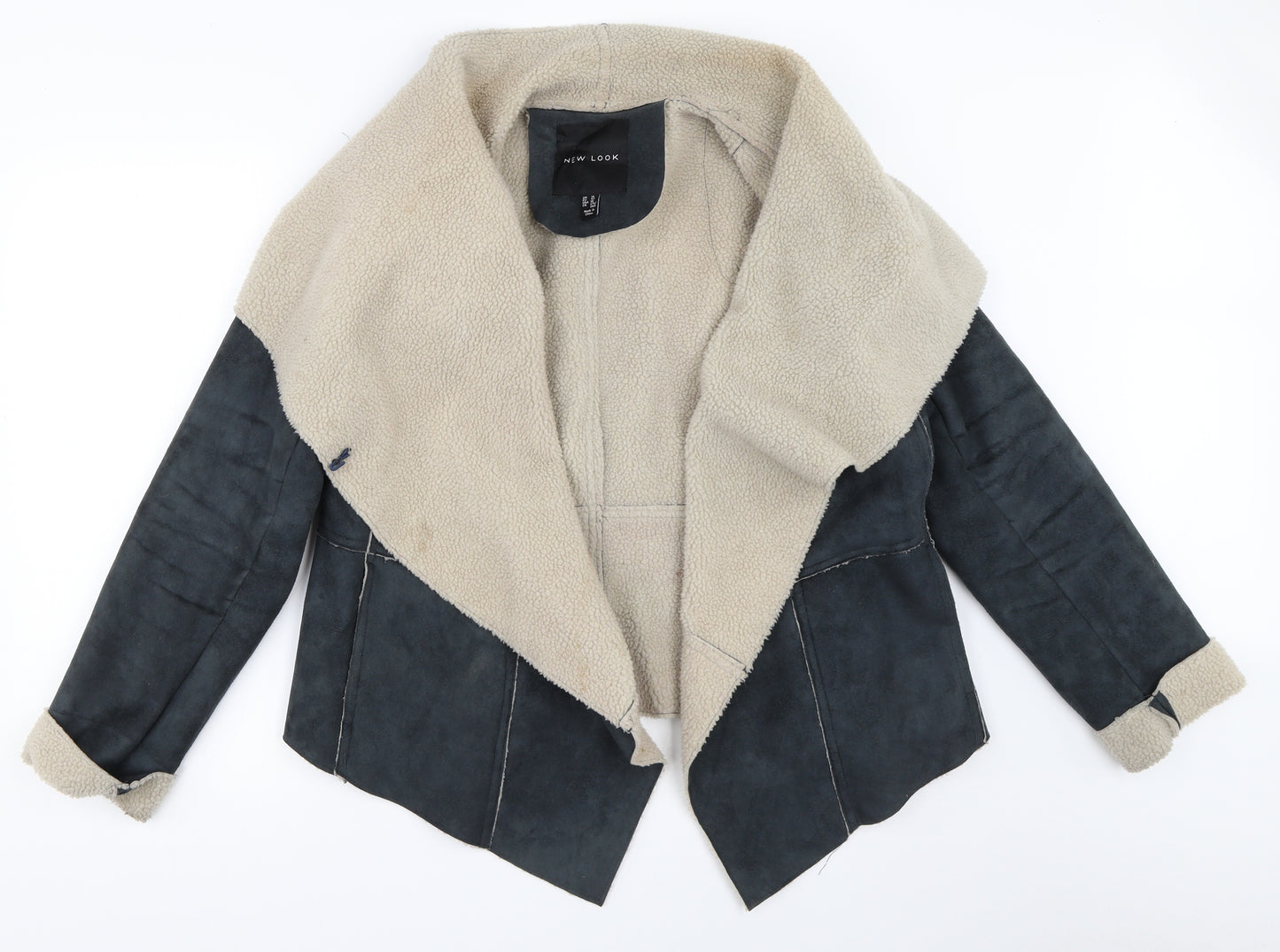 New Look Womens Grey   Jacket Coat Size 14