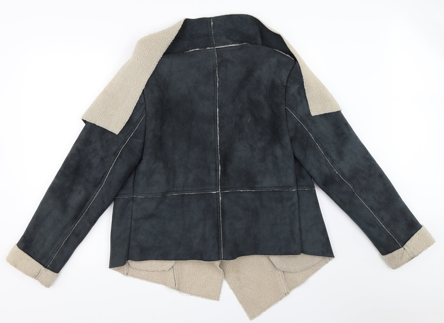 New Look Womens Grey   Jacket Coat Size 14