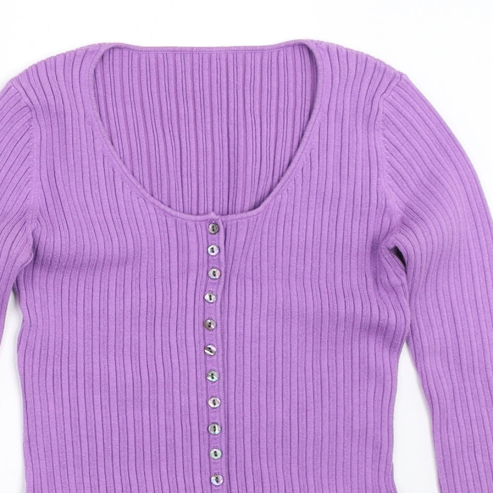 Preworn Womens Purple   Pullover Jumper Size XS