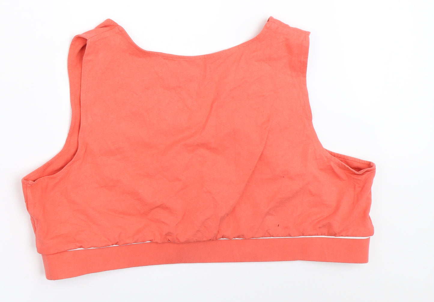 Pineapple Womens Orange   Cropped Tank Size 26