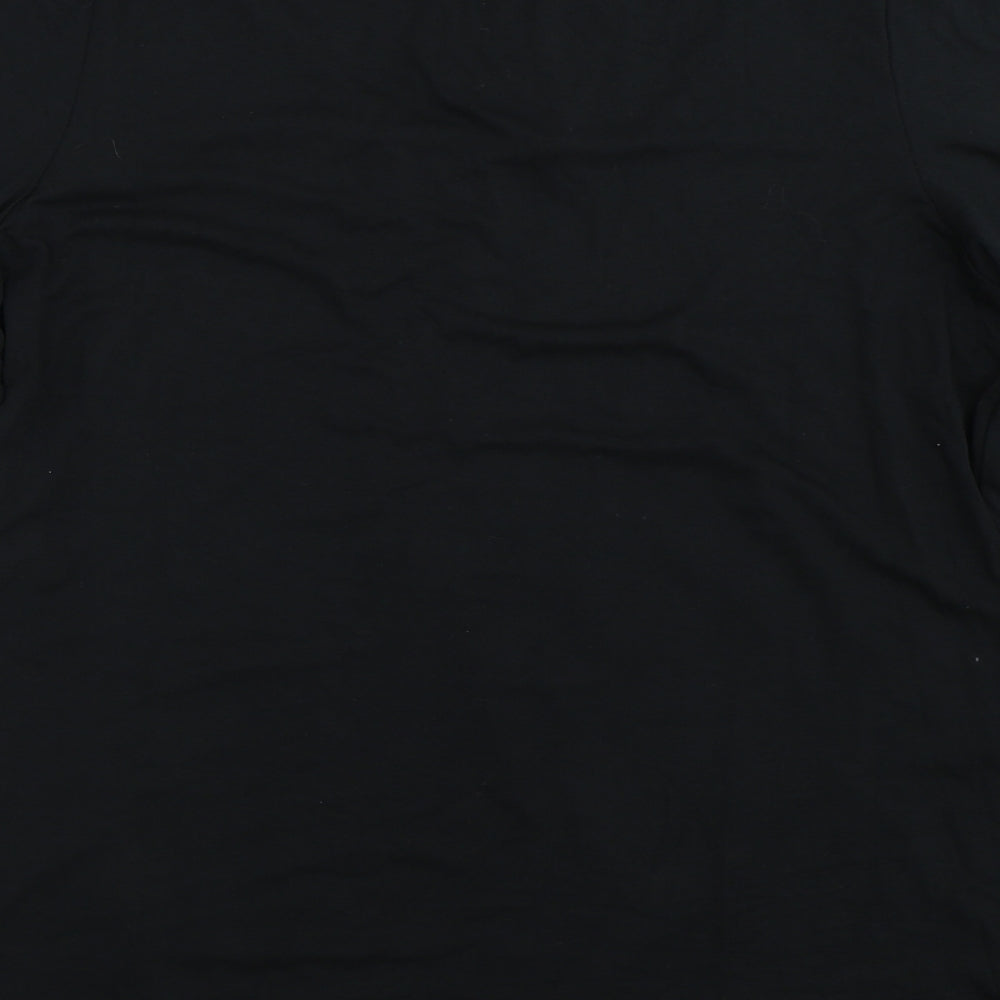 Marks and Spencer Womens Black   Basic T-Shirt Size 16