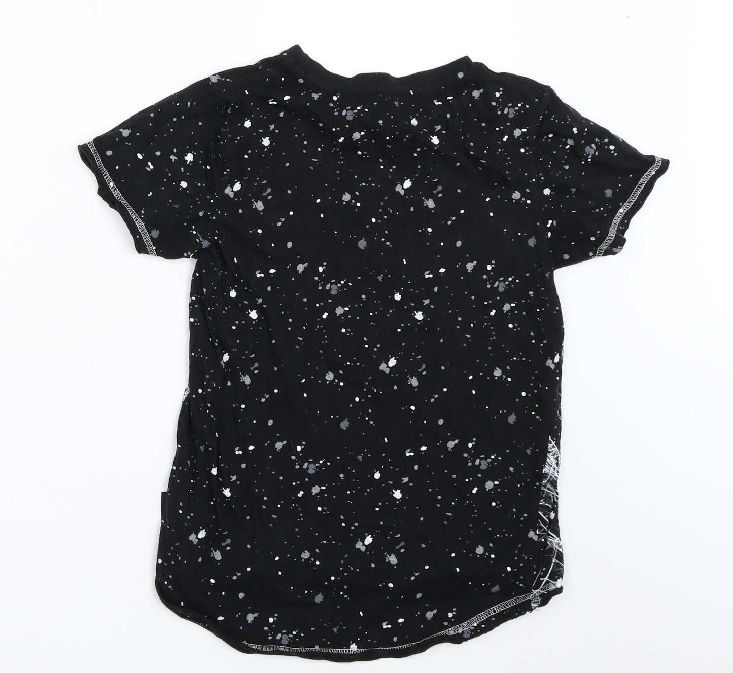 Nutmeg Boys Black   Basic T-Shirt Size 9-10 Years  - spiderman