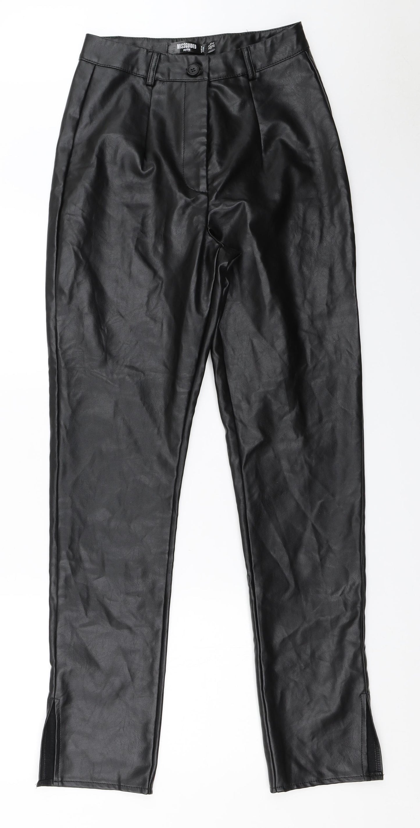 Missguided Womens Black   Trousers  Size 8 L31 in