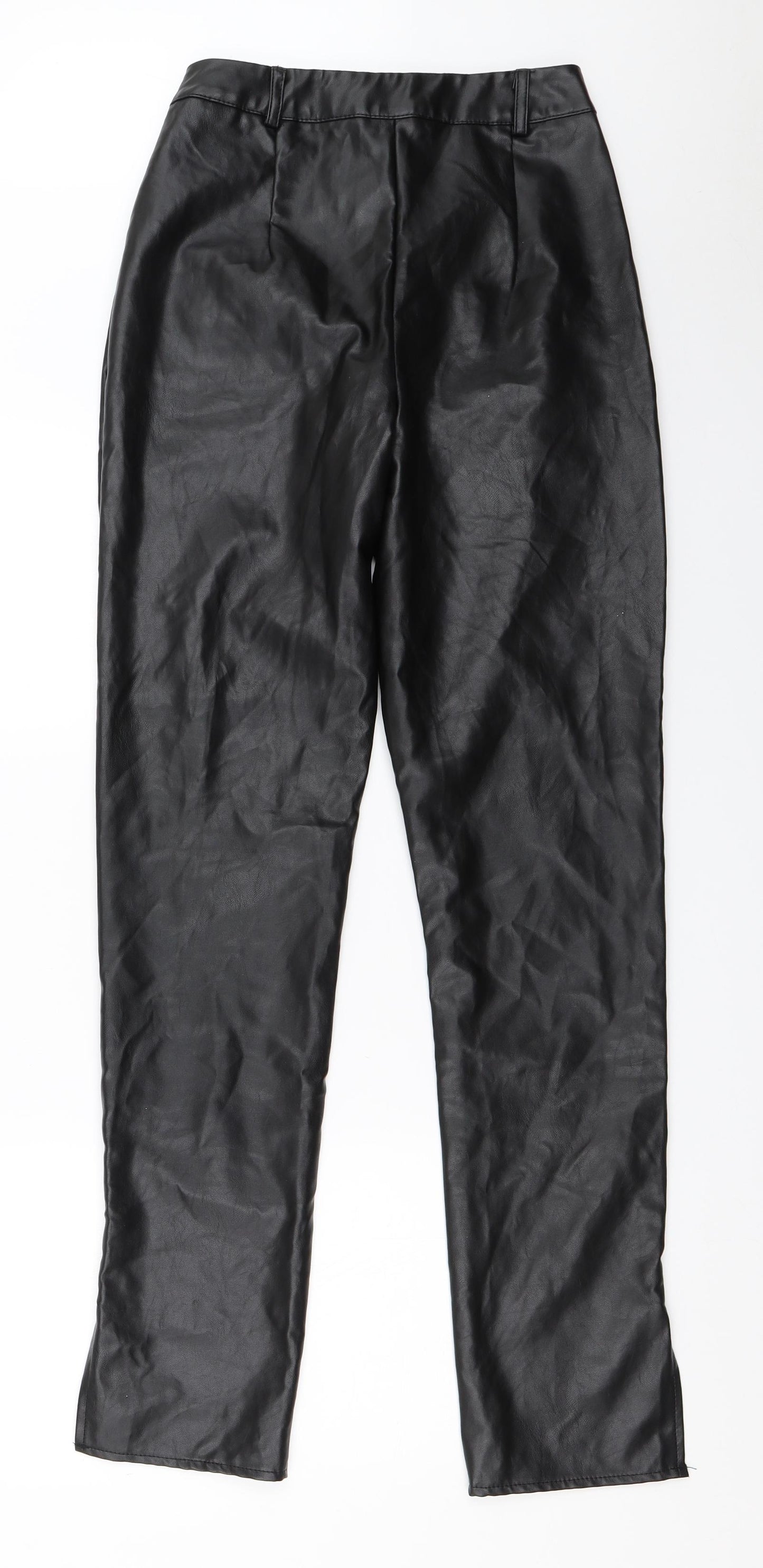 Missguided Womens Black   Trousers  Size 8 L31 in