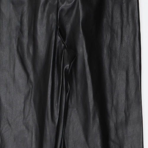 Missguided Womens Black   Trousers  Size 8 L31 in