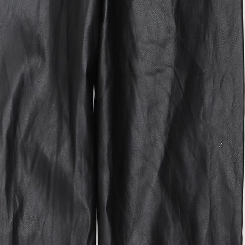 Missguided Womens Black   Trousers  Size 8 L31 in