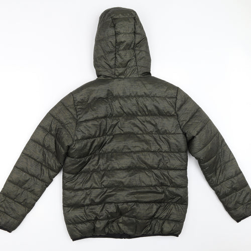 Primark Boys Green   Puffer Jacket Coat Size 12-13 Years