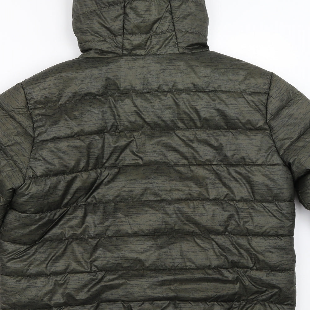 Primark Boys Green   Puffer Jacket Coat Size 12-13 Years