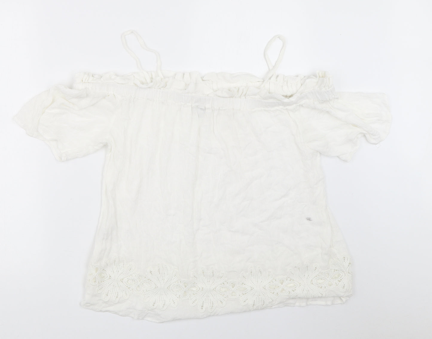 River Island Womens White   Basic Blouse Size 10