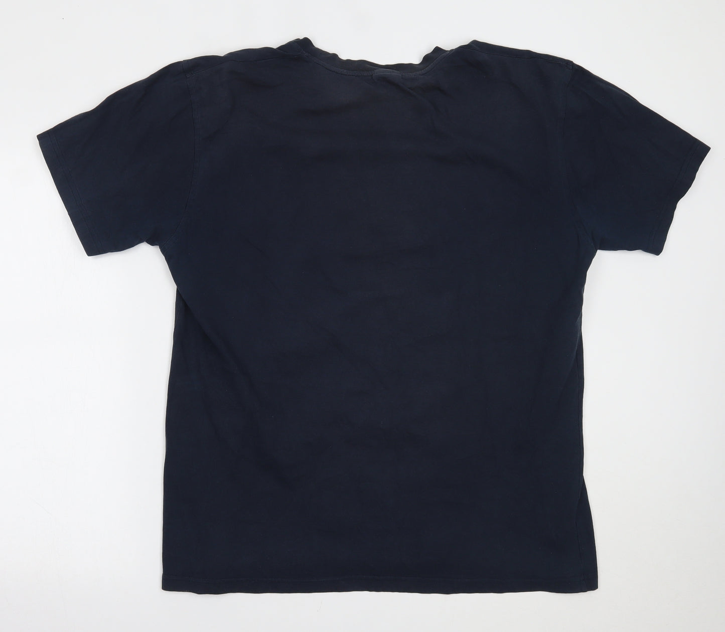 Aloha Mens Blue    T-Shirt Size 2XL