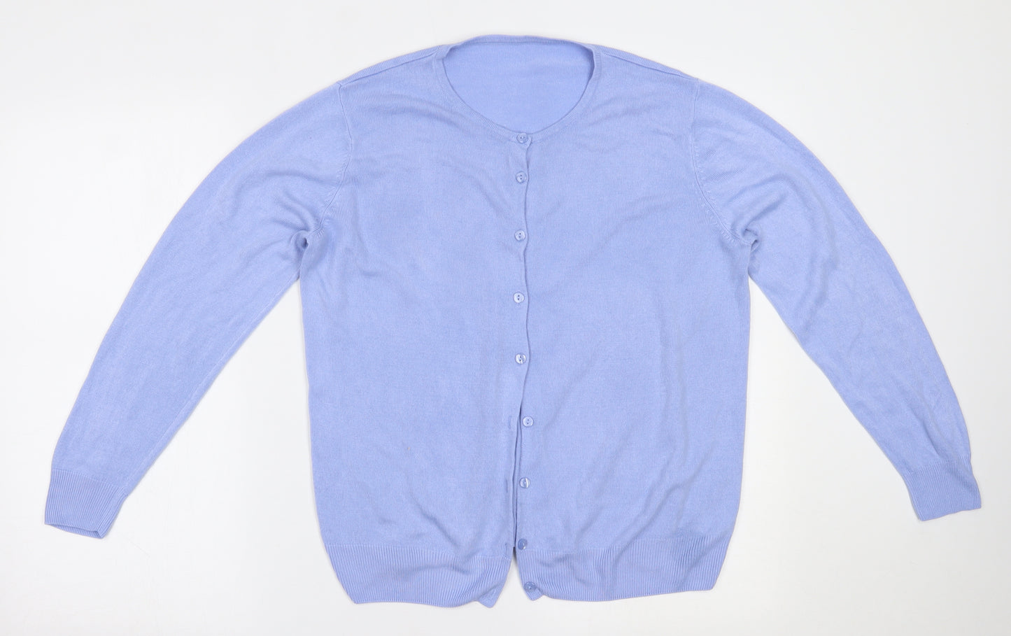 Marks and Spencer Womens Blue   Cardigan Jumper Size 16