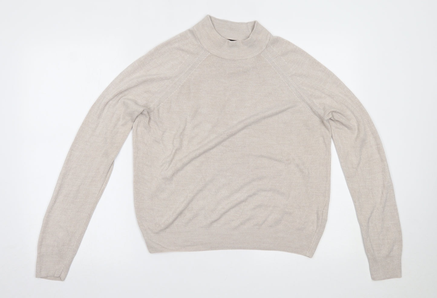 Marks and Spencer Womens Beige   Basic Blouse Size 16