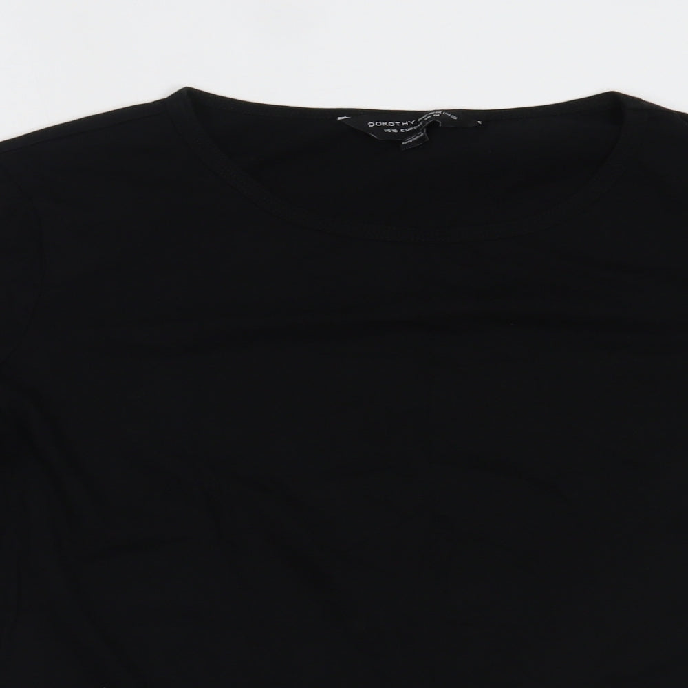Dorothy Perkins Womens Black   Basic T-Shirt Size 14