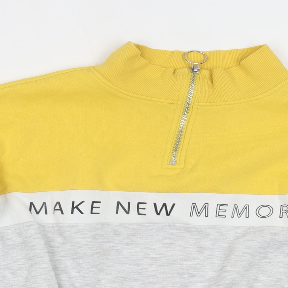 H&M Girls Grey   Pullover Jumper Size 9-10 Years