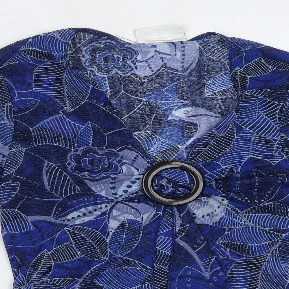 Wallis Womens Blue   Basic Blouse Size 10