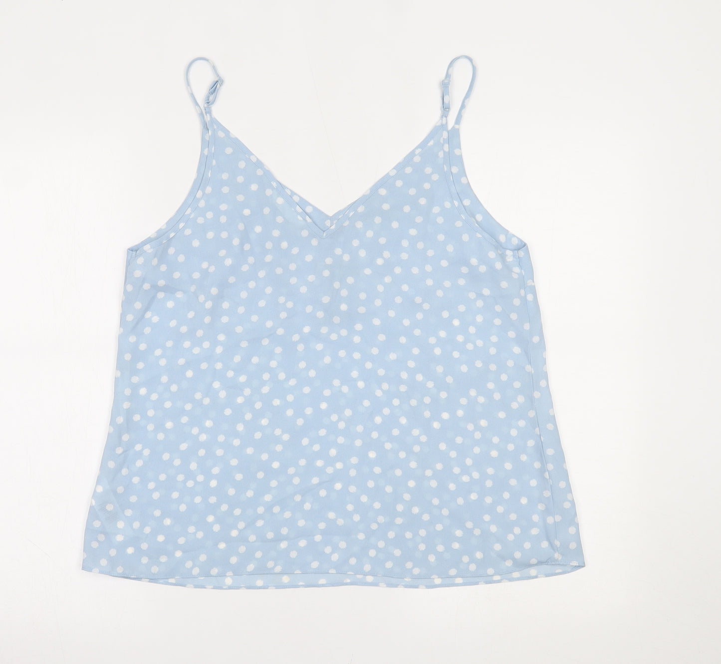 Primark Womens Blue Polka Dot  Camisole Tank Size 14