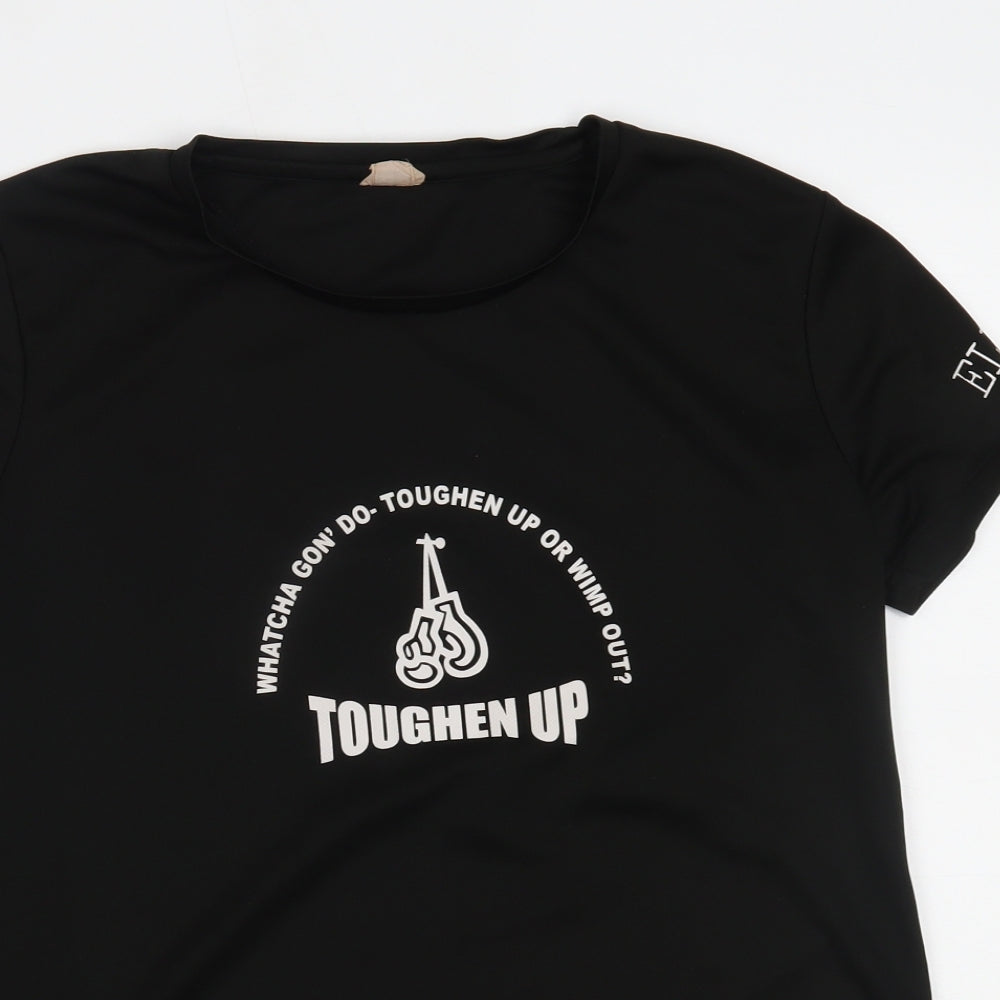 Awdis Womens Black   Basic T-Shirt Size M