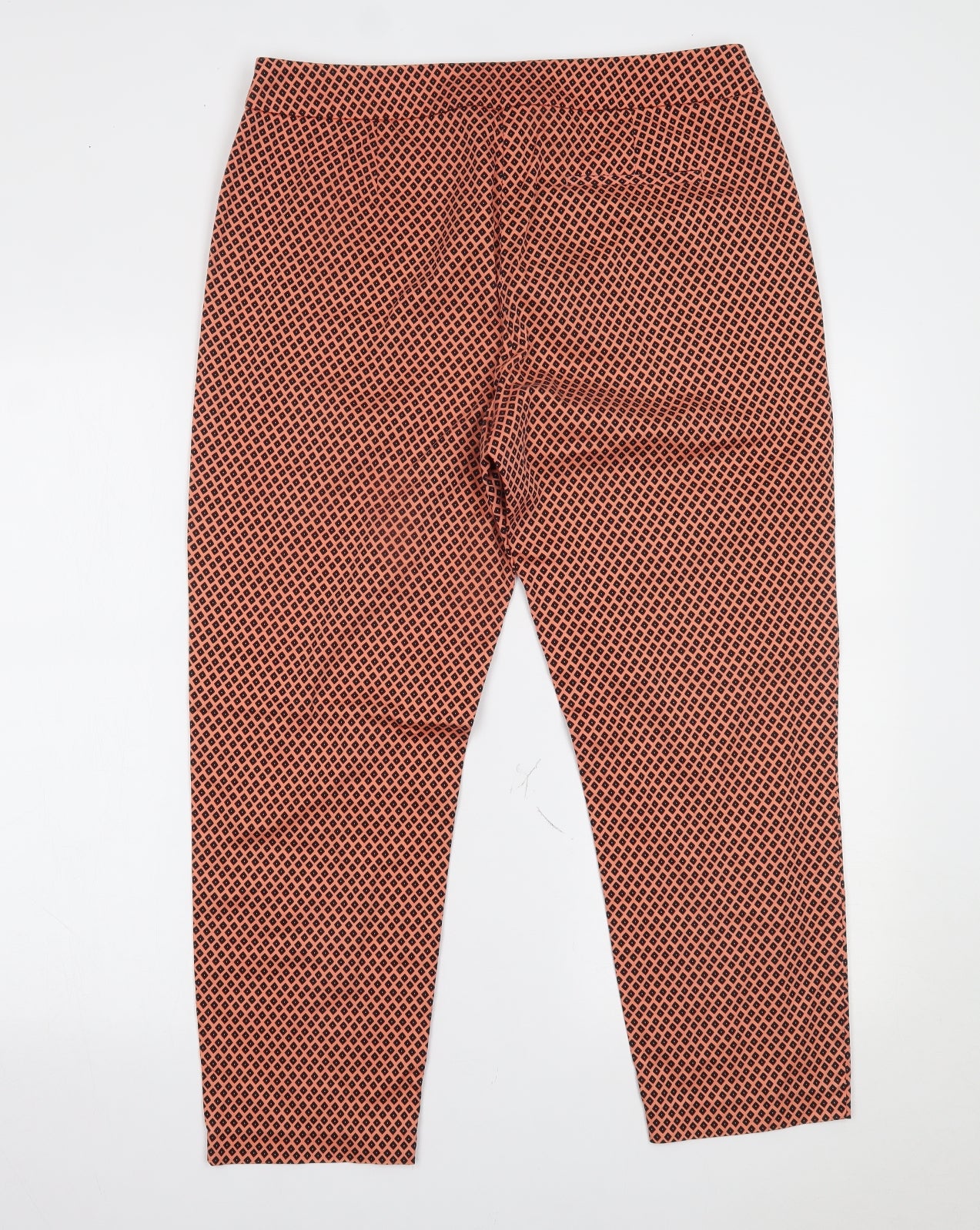 Marks and Spencer Womens Orange   Trousers  Size 14 L25 in