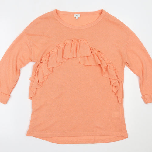 River Island Womens Orange   Basic Blouse Size 10