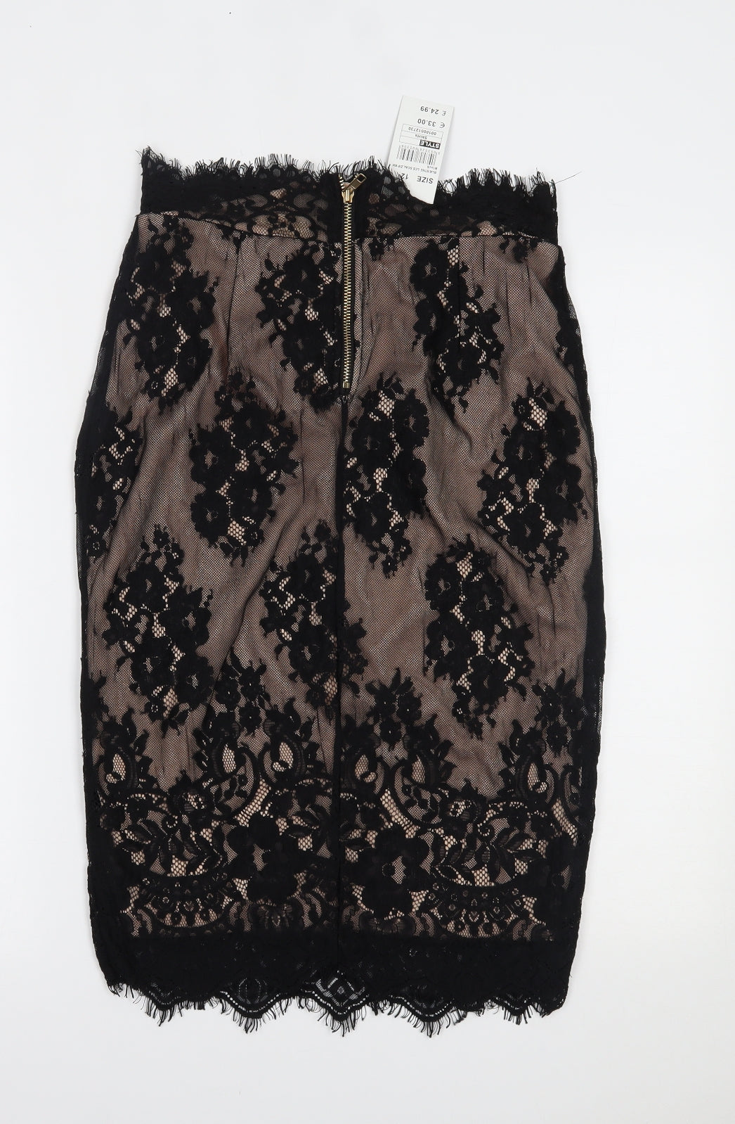 Quiz Womens Black   Straight & Pencil Skirt Size 12