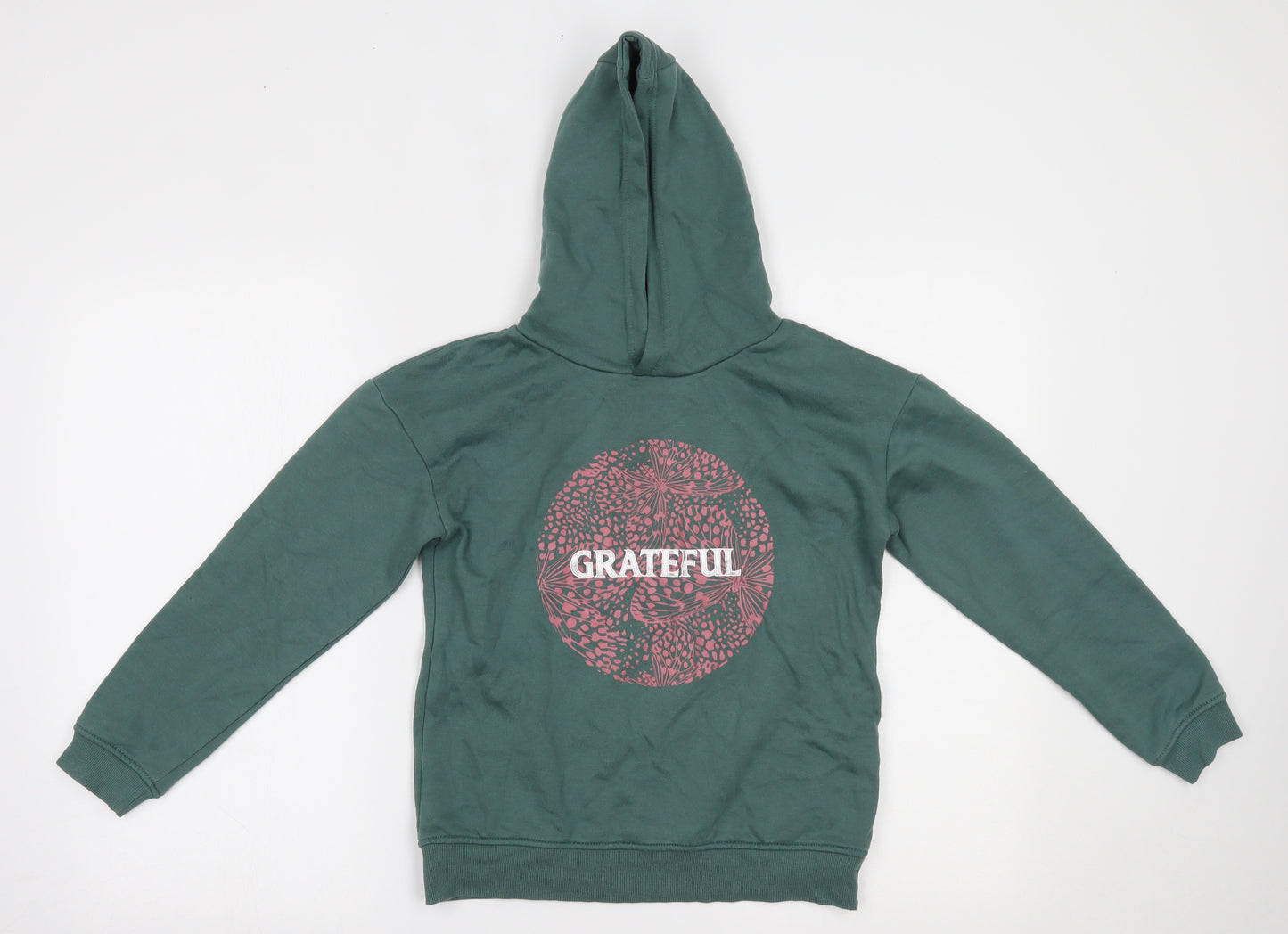 Primark Girls Green   Pullover Hoodie Size 9-10 Years